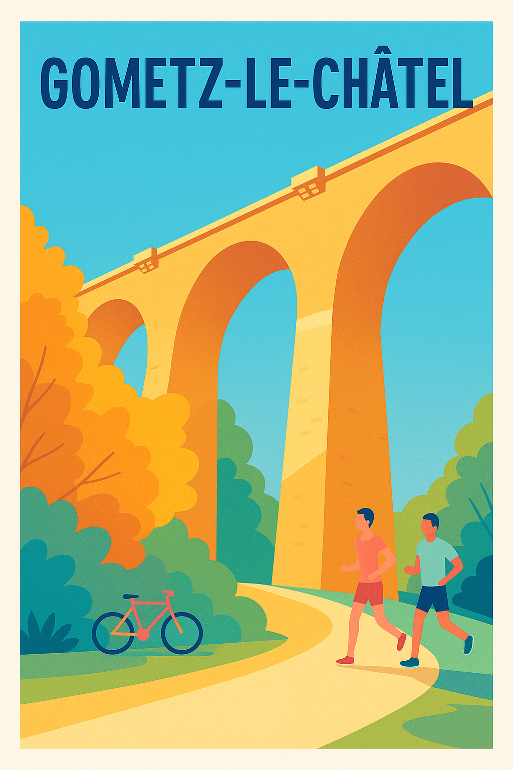 Affiche de Gometz-le-Châtel - Harmonie entre nature et patrimoine