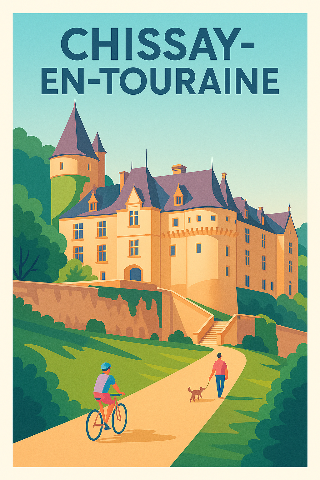Affiche de Chissay-en-Touraine - L'élégance du Val de Loire à portée de regard