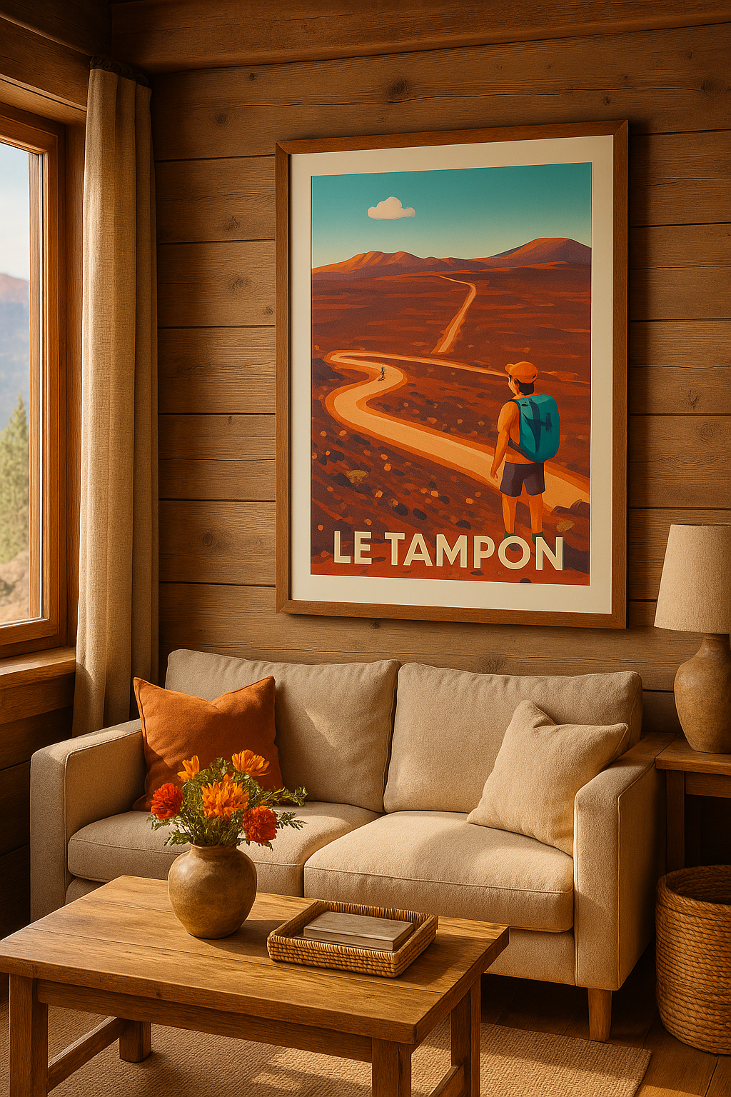Mise en situation Affiche Le Tampon - L'appel de l'aventure nature