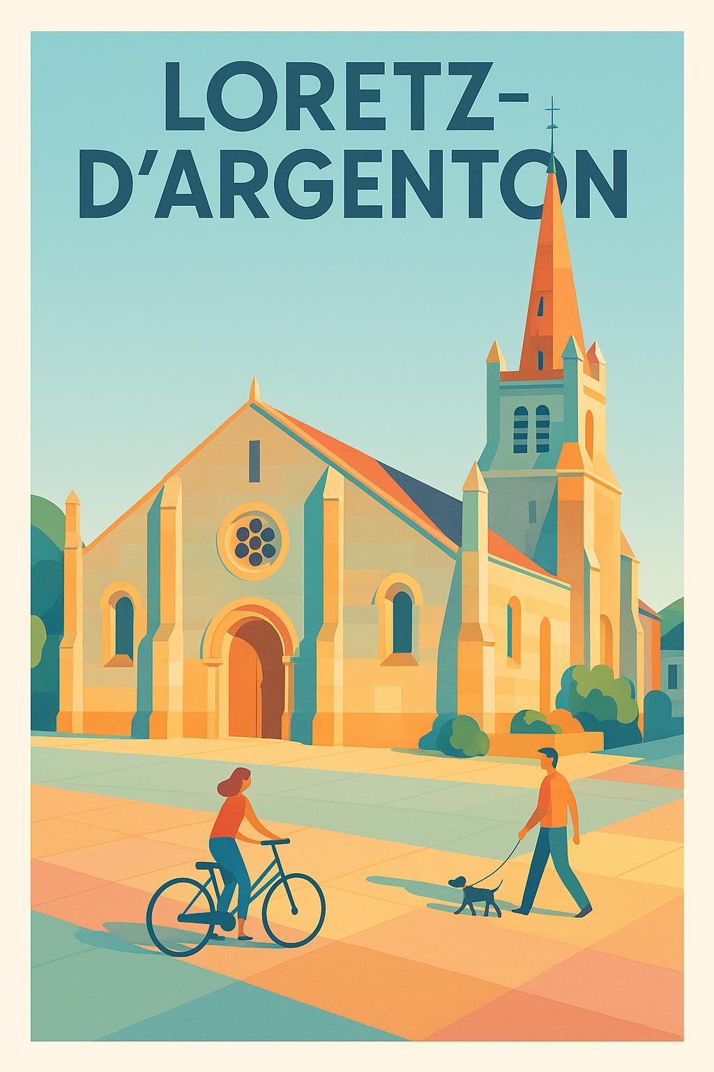 Affiche de Loretz-d'Argenton - Tranquillité et charme au cœur du village