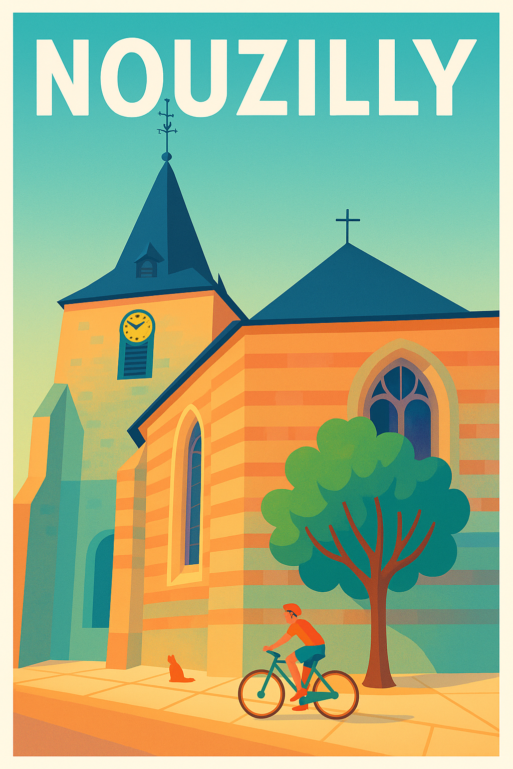 Affiche de Nouzilly - Charme et sérénité au cœur de la campagne