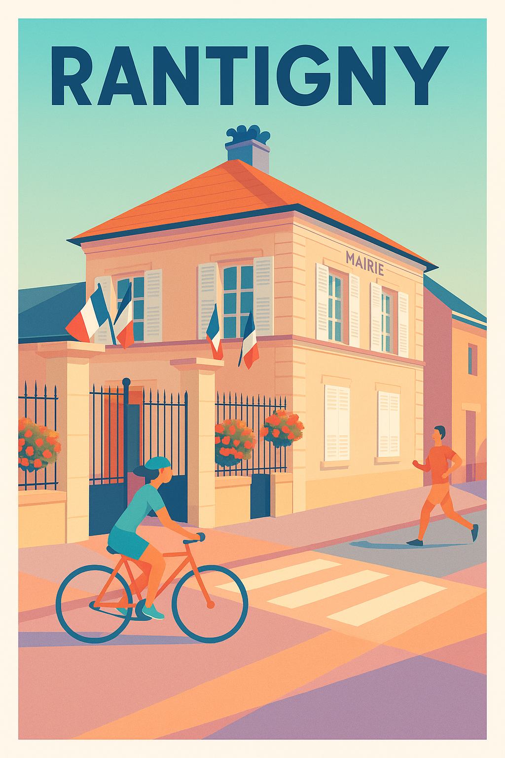 Affiche de Rantigny - Douceur de vie et mobilité urbaine