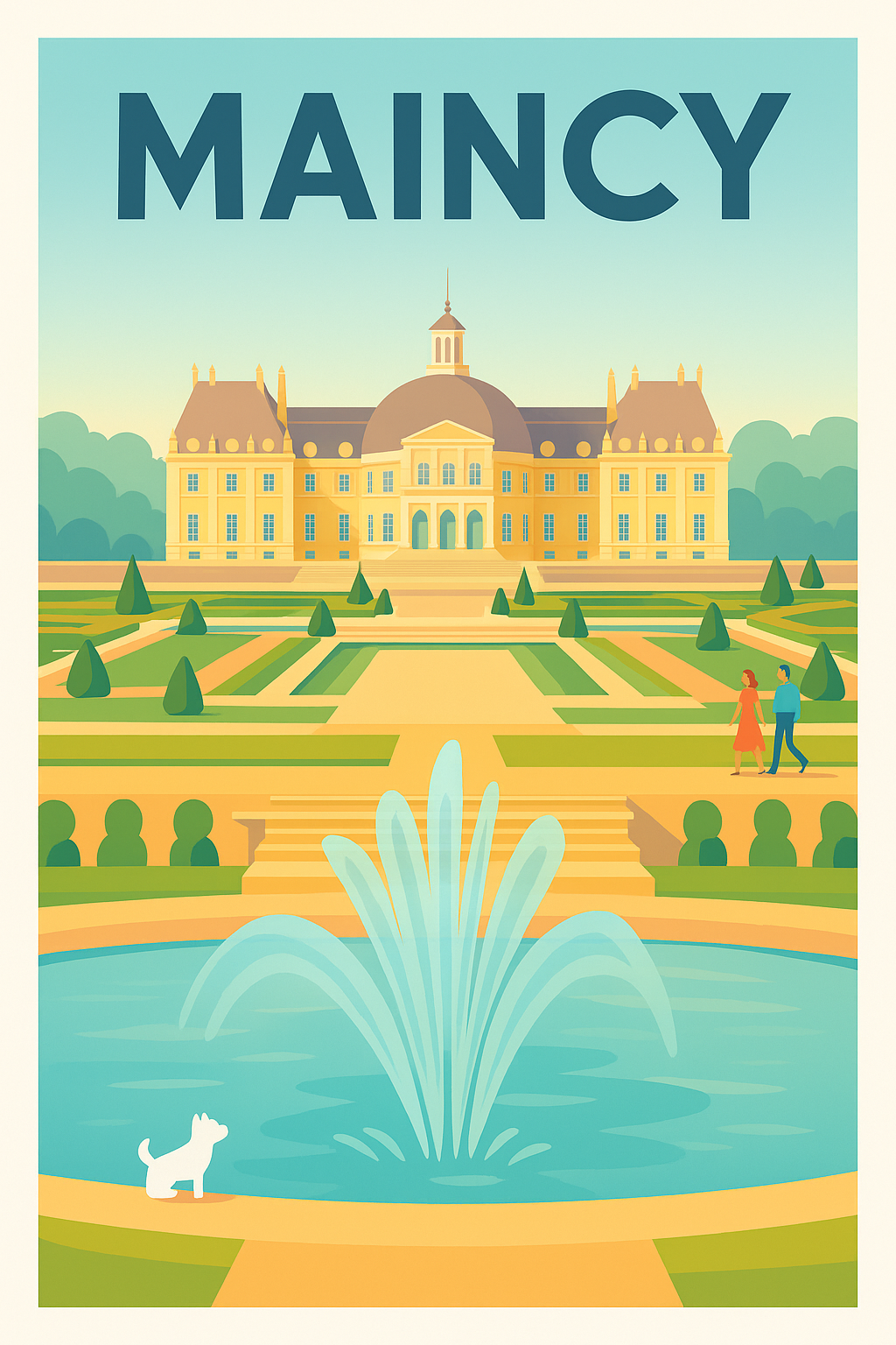Affiche de Maincy - Élégance et sérénité au Château de Vaux-le-Vicomte