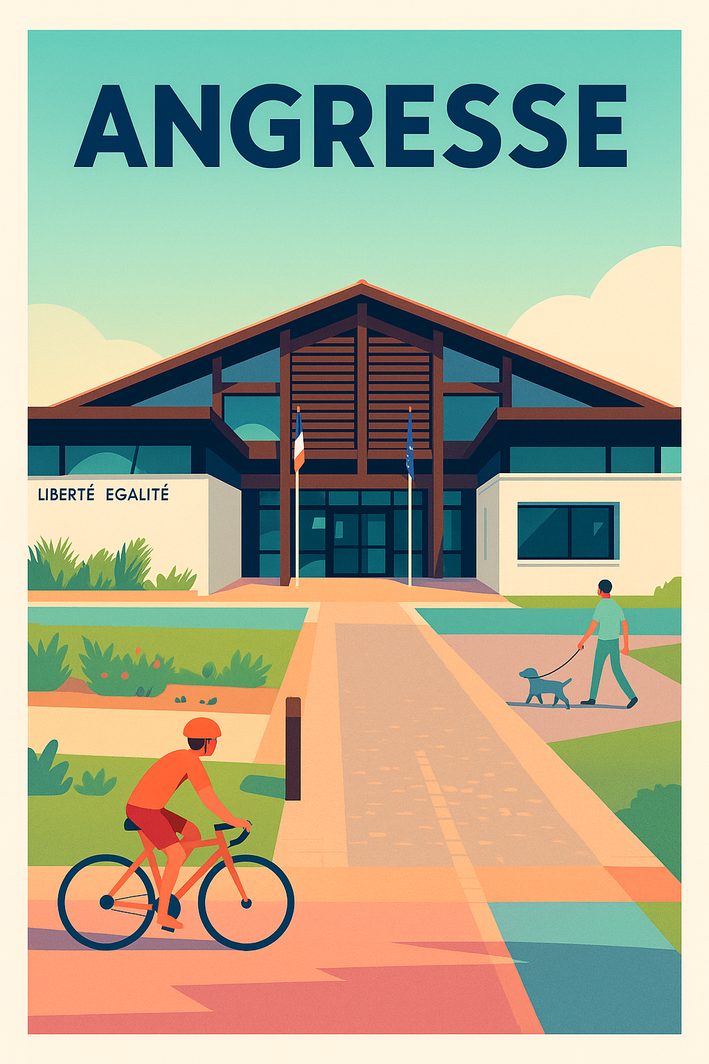 Affiche de Angresse - Charme et douceur de vivre en plein air