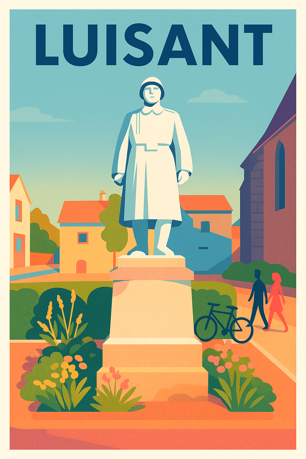Affiche de Luisant - Un hommage au patrimoine local