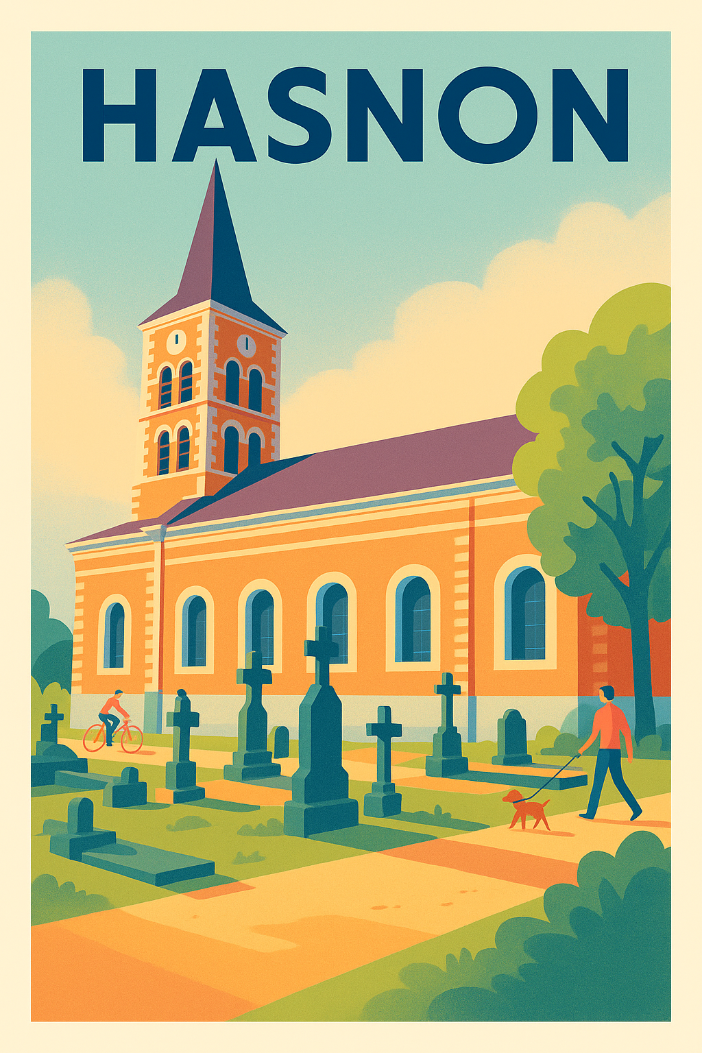 Affiche de Hasnon - Sérénité et histoire au cœur de la ville