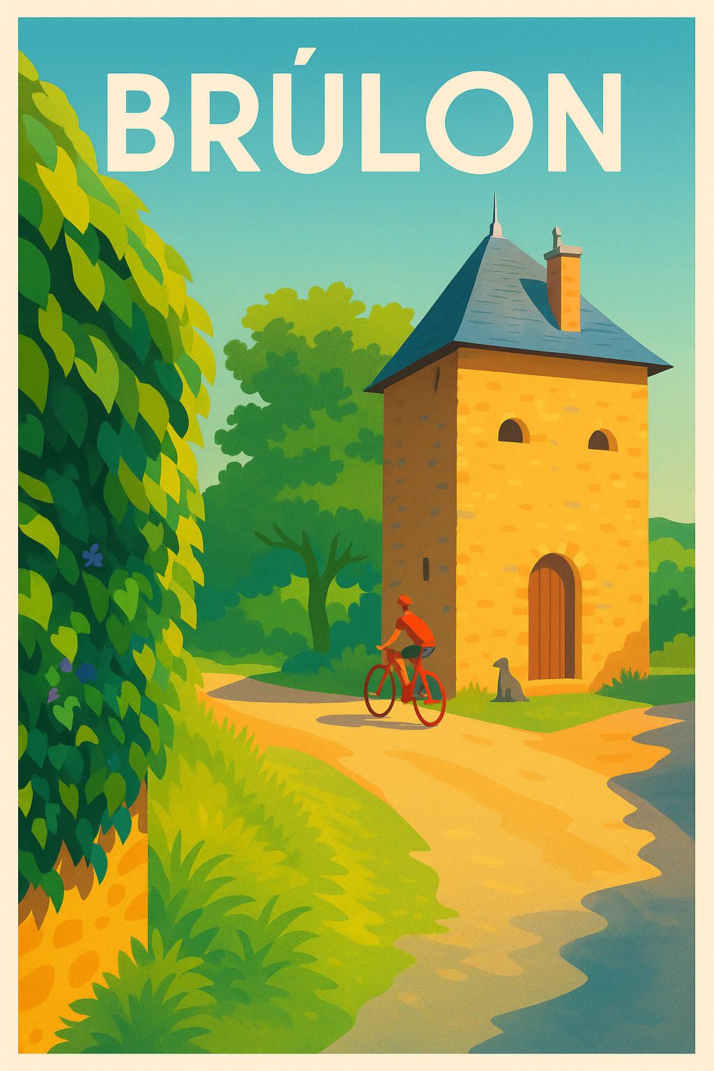 Affiche de Brûlon - Escapade nature au fil des chemins