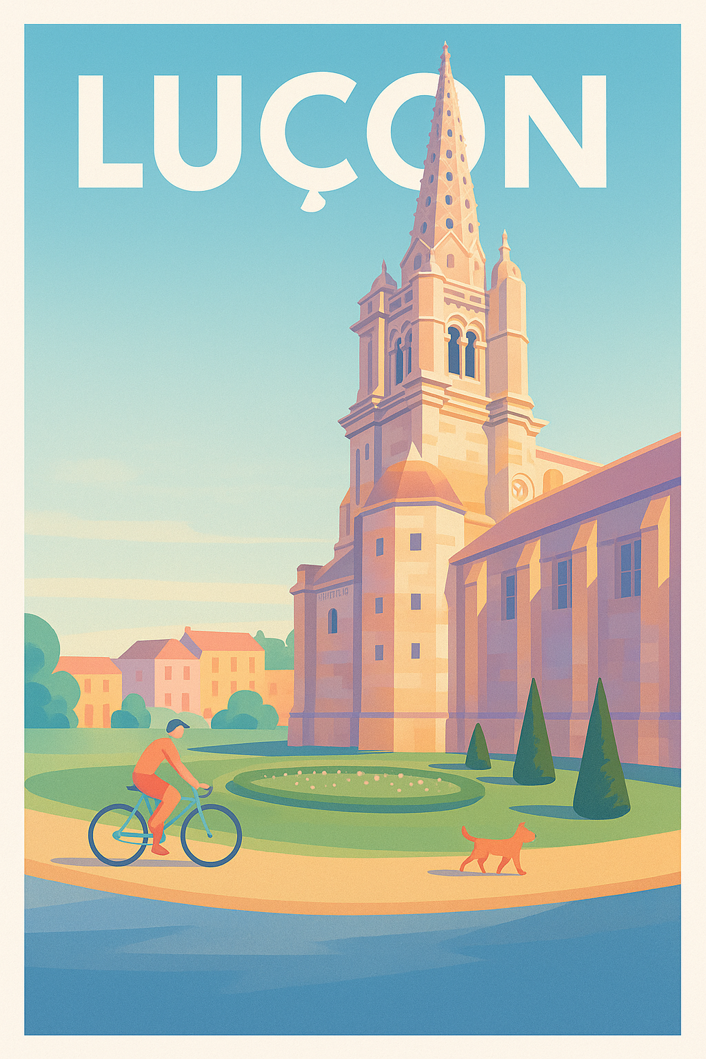 Affiche de Luçon - Charme et Sérénité au Cœur de la Venise Verte