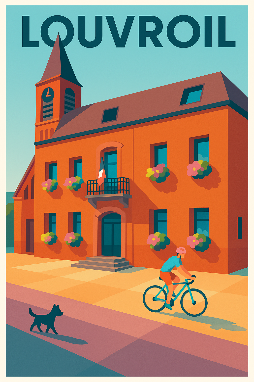 Affiche de Louvroil - Couleurs et vie au cœur de la ville