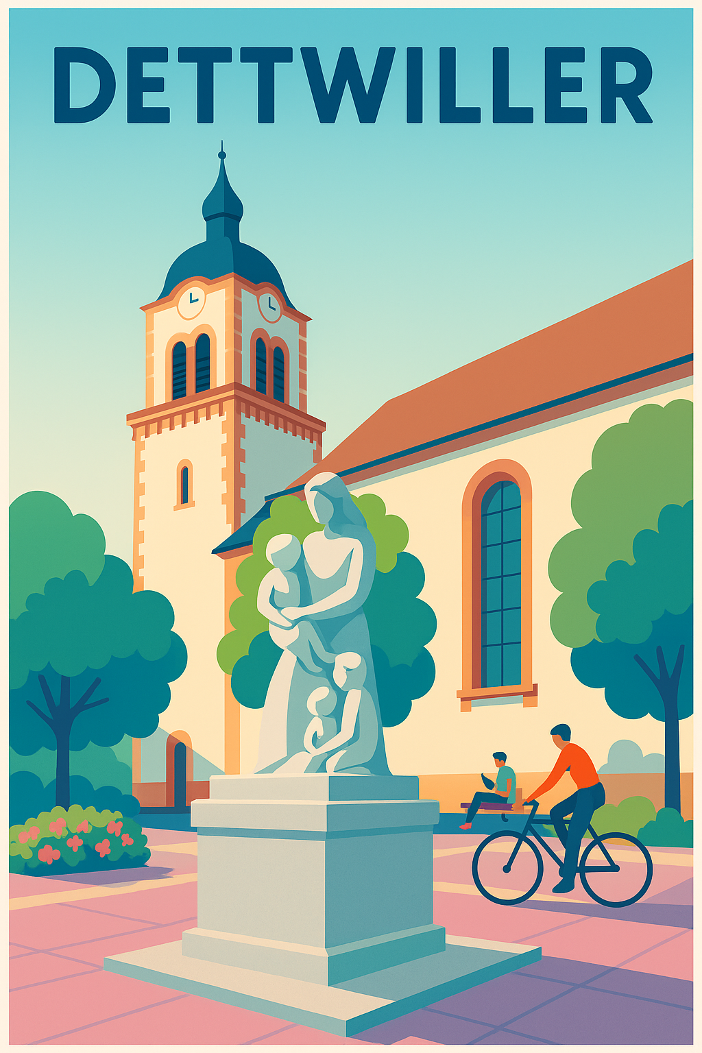 Affiche de Dettwiller - Harmonie et sérénité au cœur de la ville