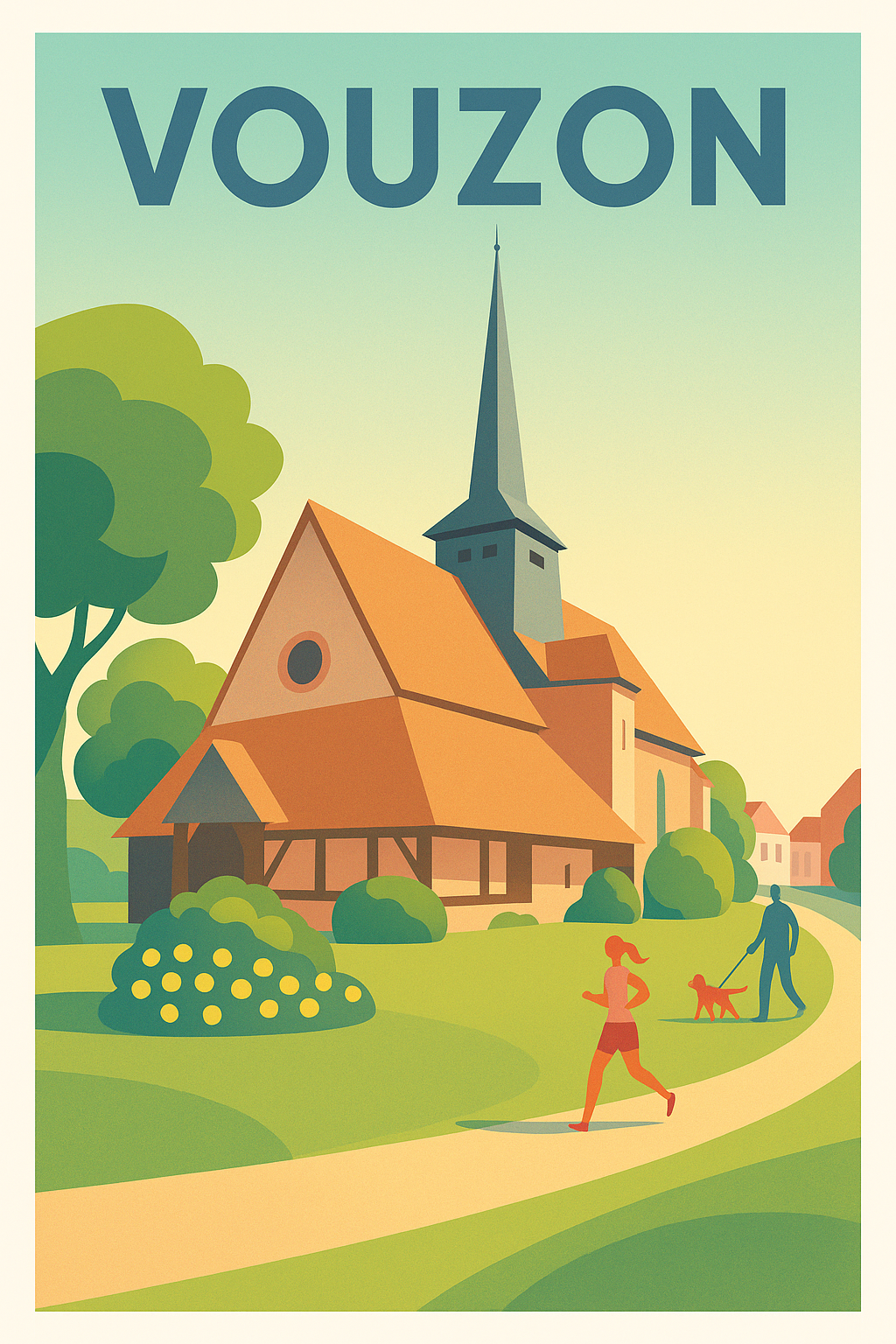 Affiche de Vouzon - Charme et sérénité au cœur de la nature