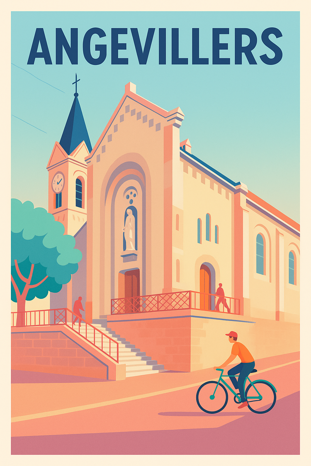 Affiche de Angevillers - Charme architectural et douceur de vivre