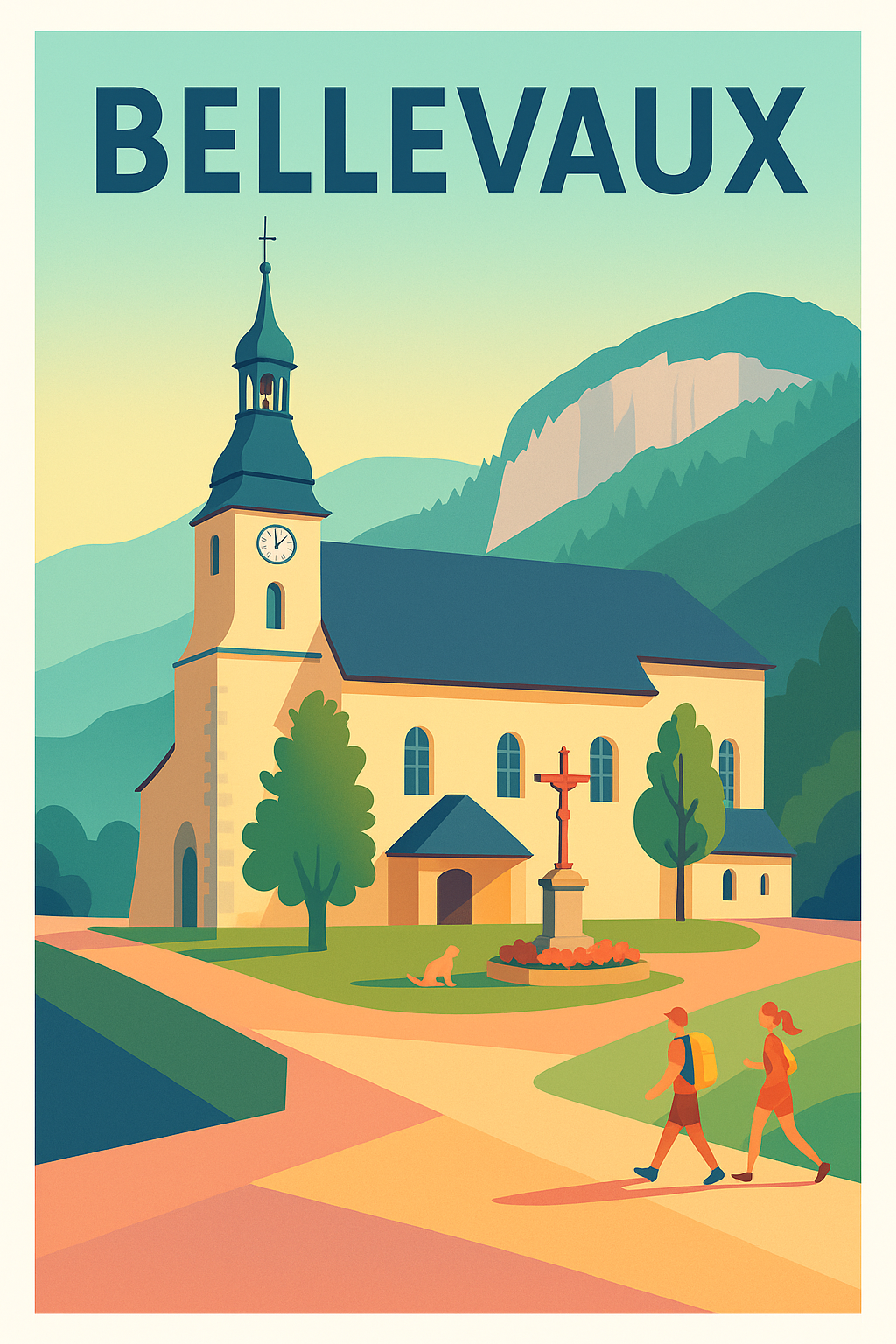 Affiche de Bellevaux - Escapade paisible au cœur des montagnes