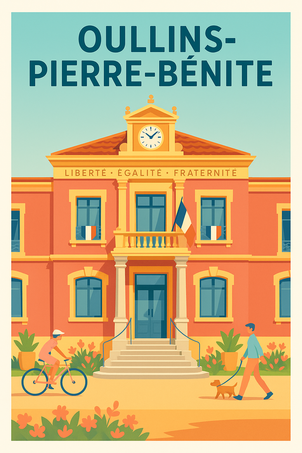 Affiche de Oullins-Pierre-Bénite - Charme et Sérénité au Cœur de la Ville