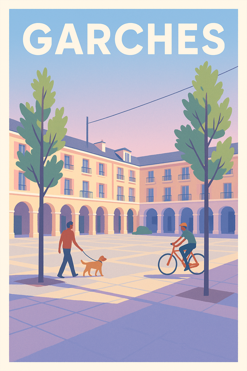 Affiche de Garches - Sérénité en plein cœur de la ville