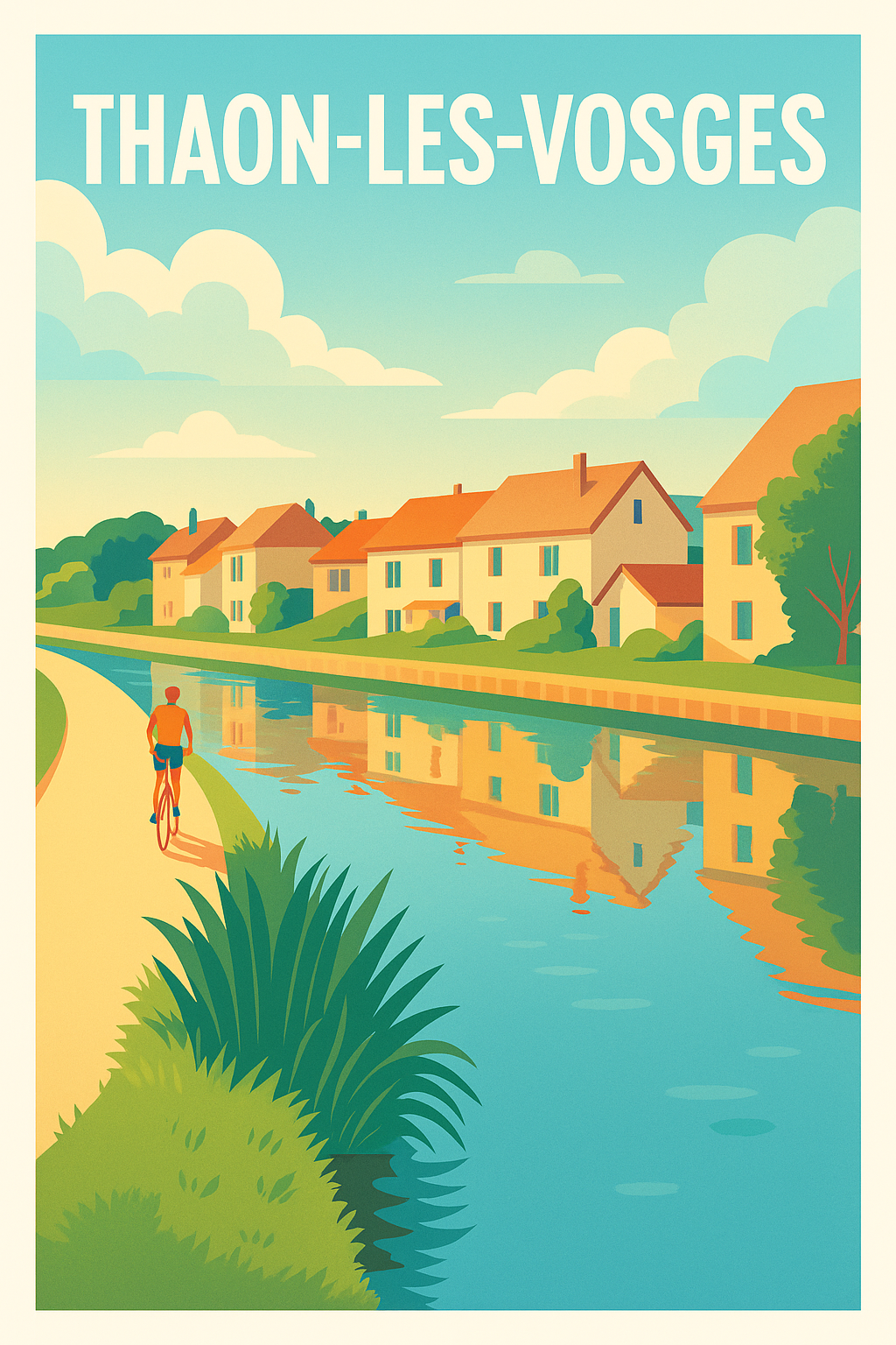 Affiche de Thaon-les-Vosges - Balade tranquille au bord de l'eau