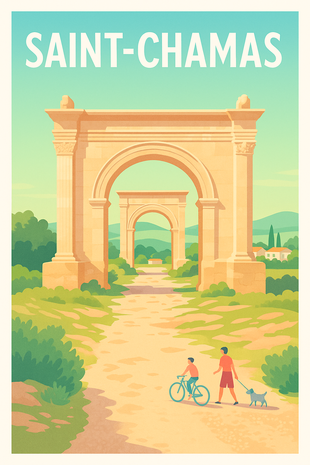 Affiche de Saint-Chamas - Balade sous les arcs historiques