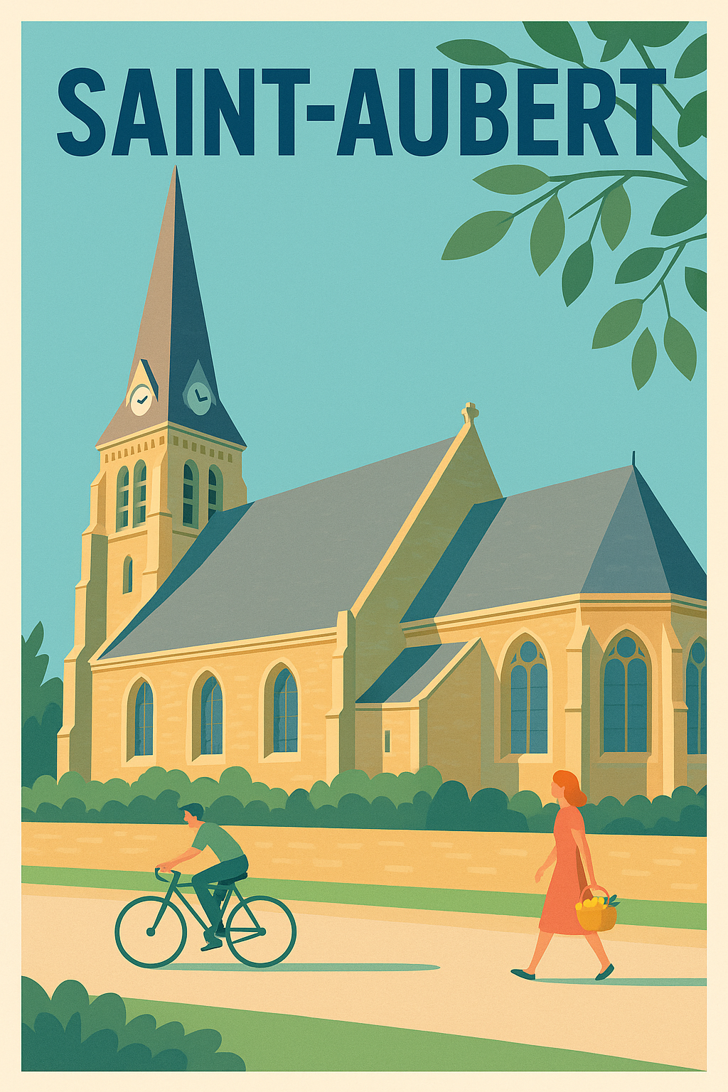 Affiche de Saint-Aubert - Charme et sérénité à l'ombre de l'église