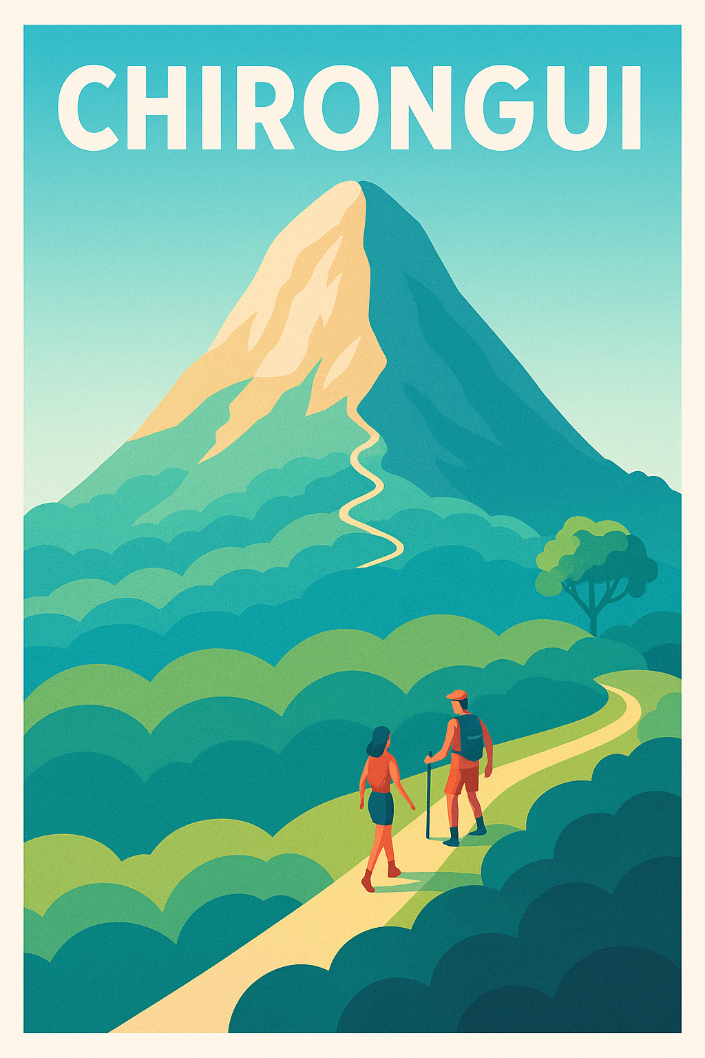 Affiche de Chirongui - Escapade Nature au Cœur de l'Île