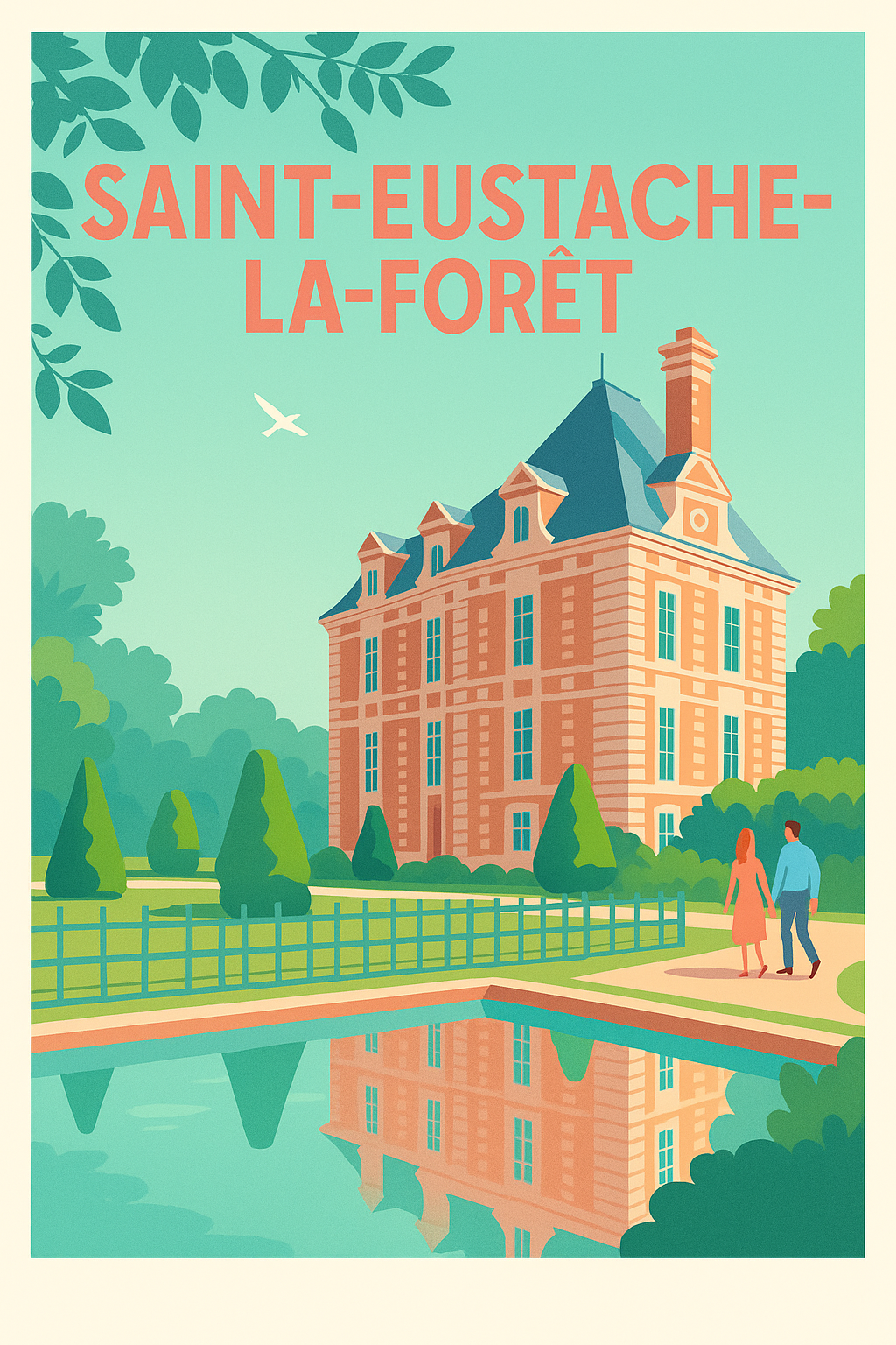 Affiche de Saint-Eustache-la-Forêt - Élégance et sérénité au cœur de la nature