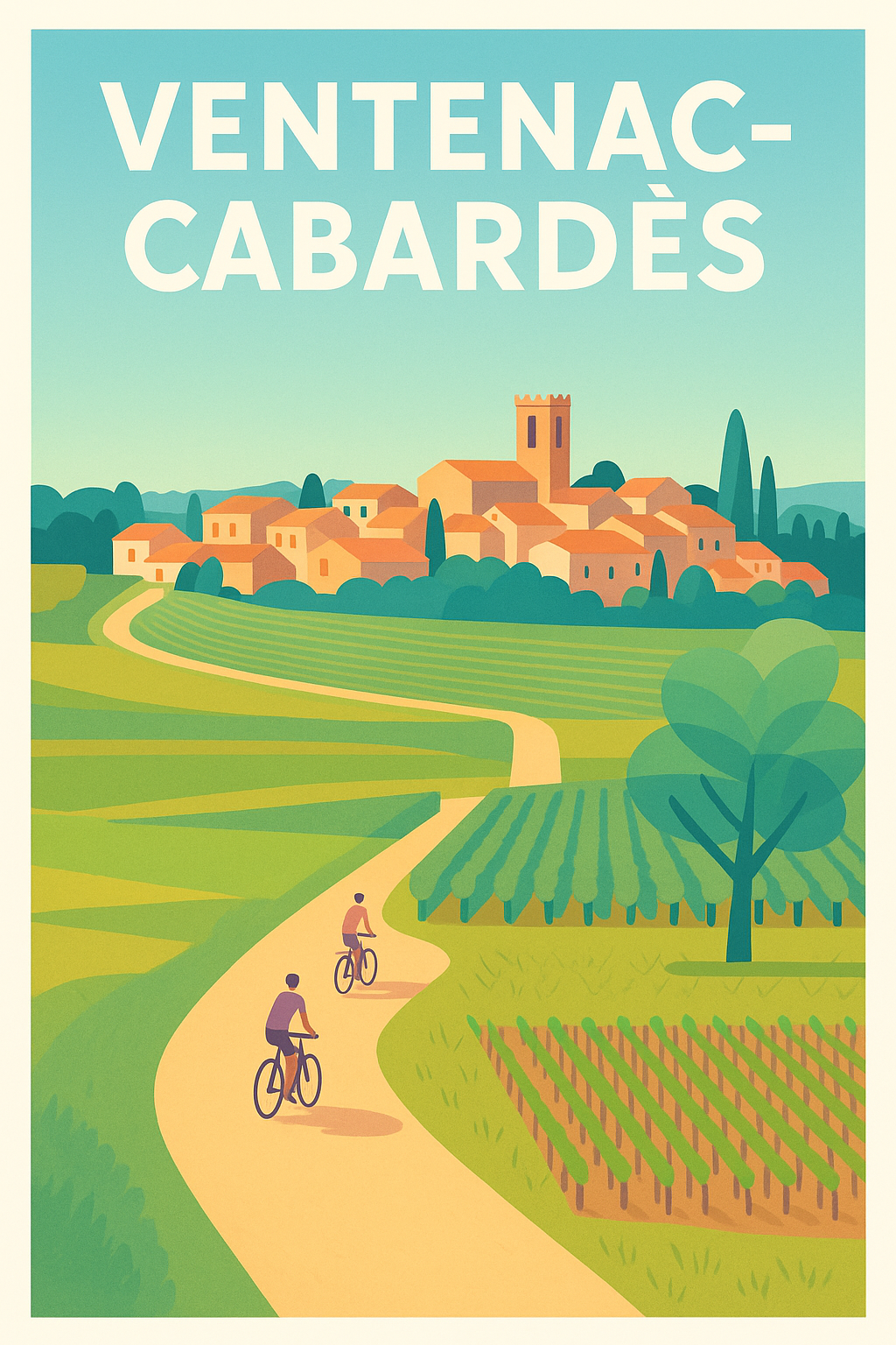 Affiche de Ventenac-Cabardès - Charme champêtre et escapade à vélo