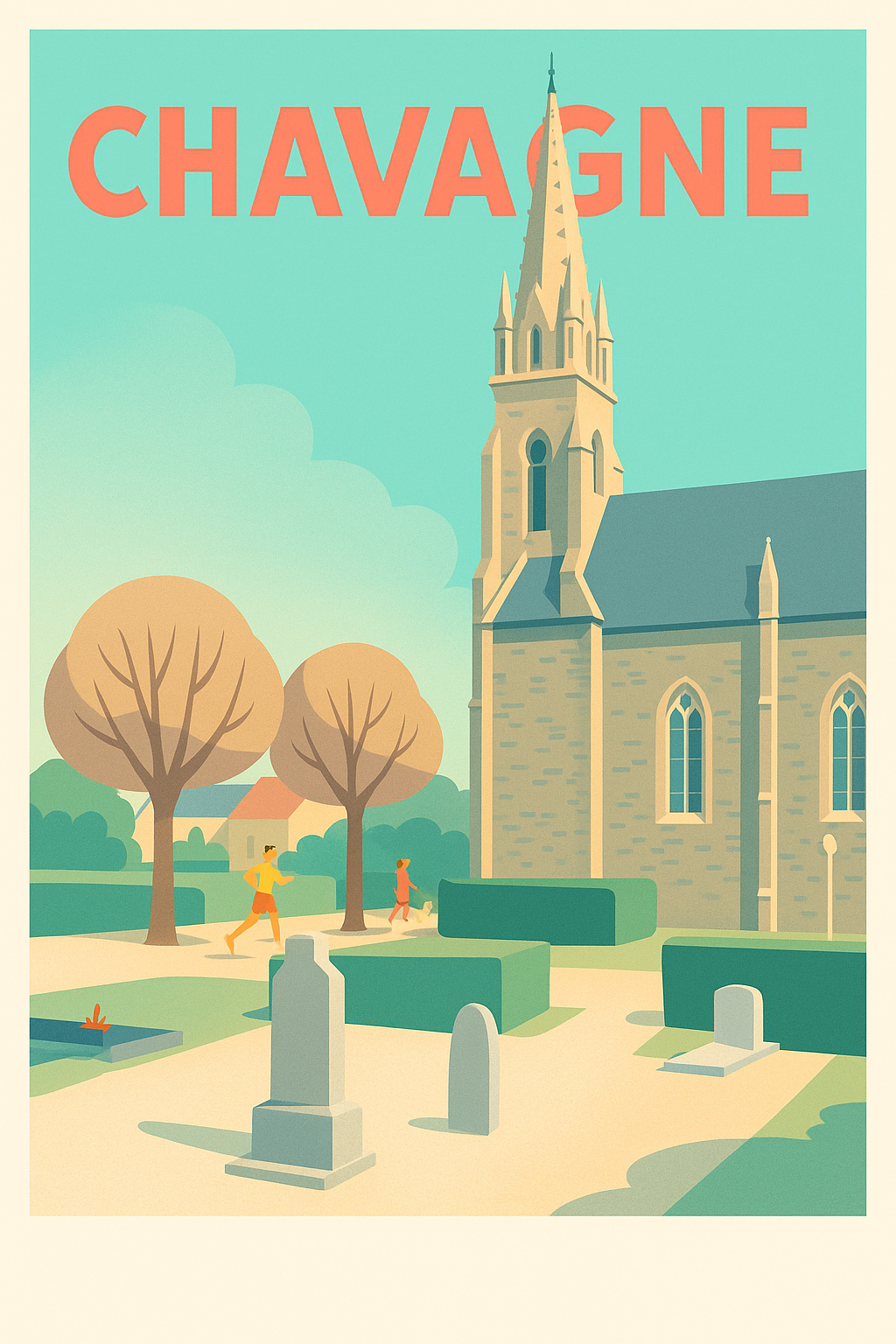 Affiche de Chavagne - Une balade paisible au cœur du patrimoine