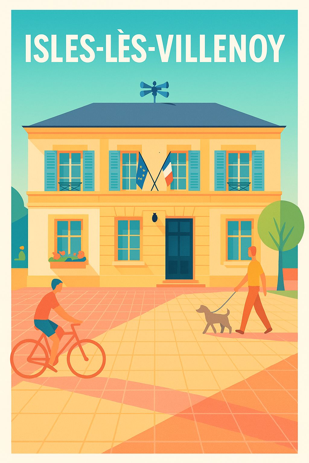 Affiche de Isles-lès-Villenoy - Charme paisible de la vie locale
