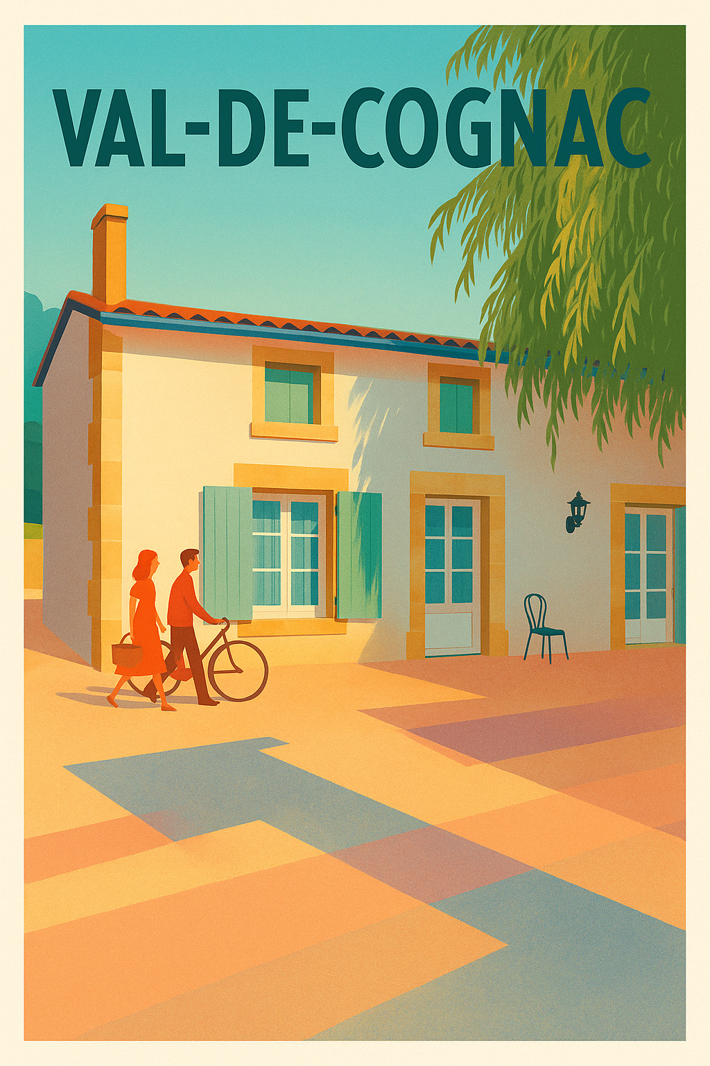 Affiche de Val-de-Cognac - Charme et lumière du Sud-Ouest