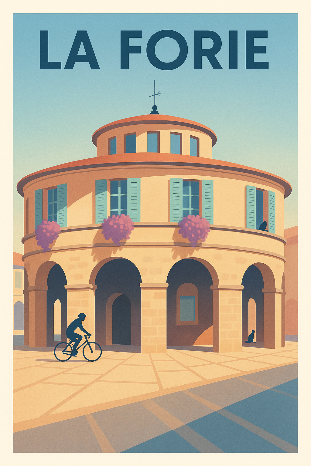 Affiche La Forie — Charme intemporel en pleine lumière · poster d'art de La Forie