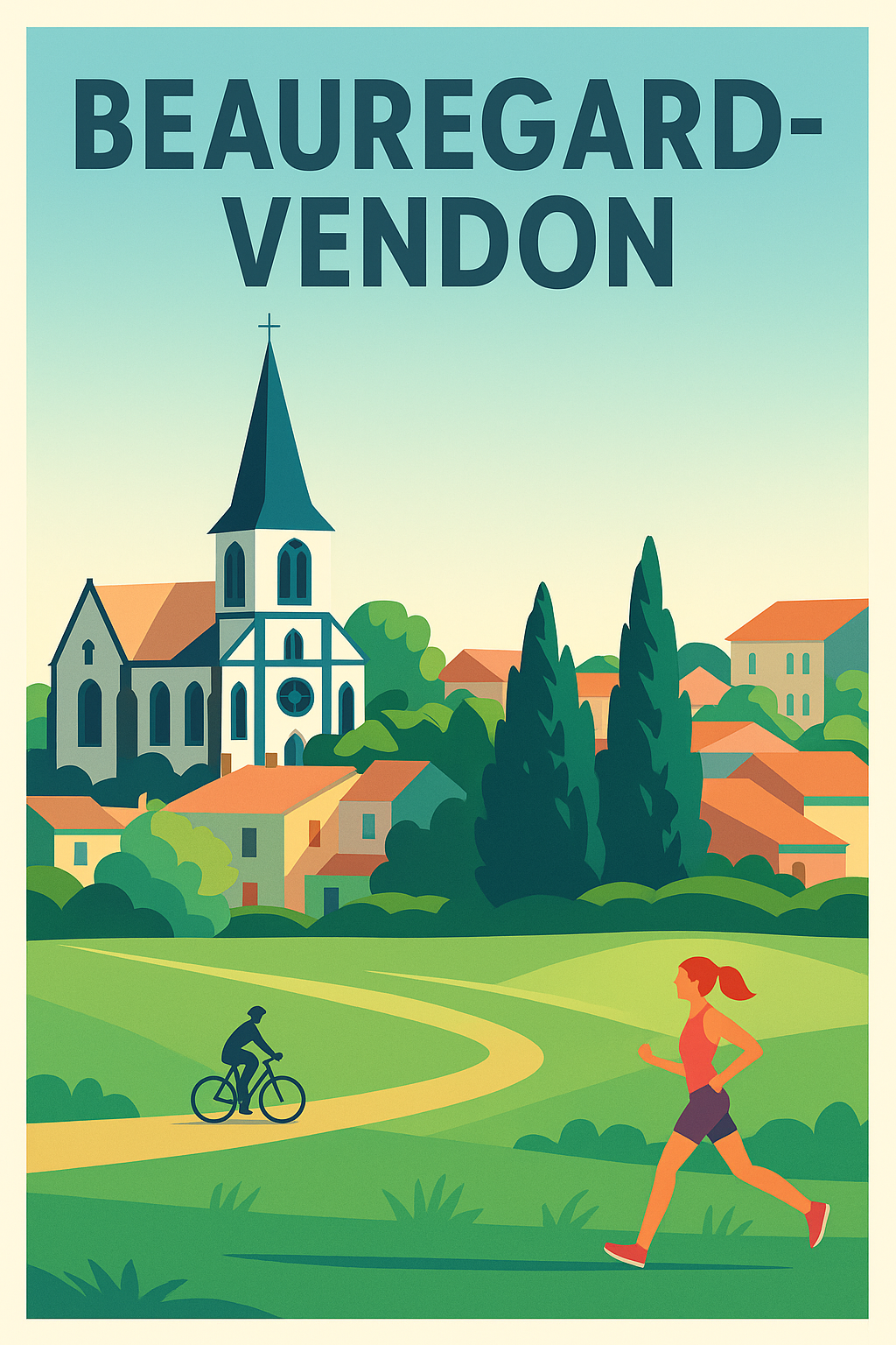 Affiche de Beauregard-Vendon - Nature et charme au rythme du sport