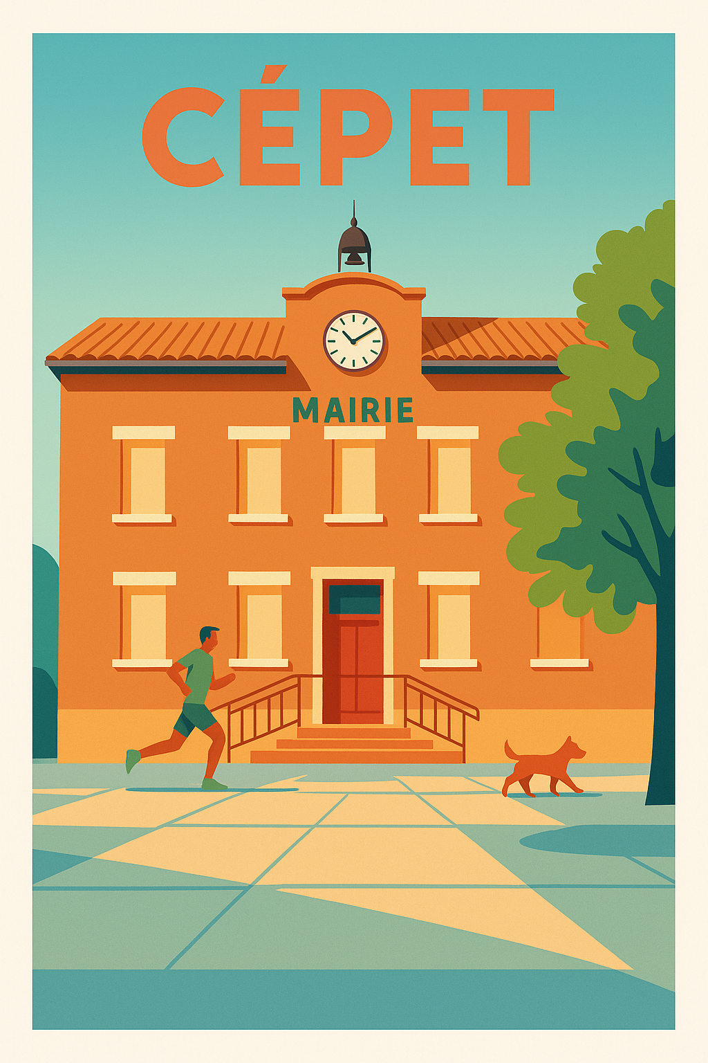 Affiche de Cépet - Charme paisible et dynamique de la mairie