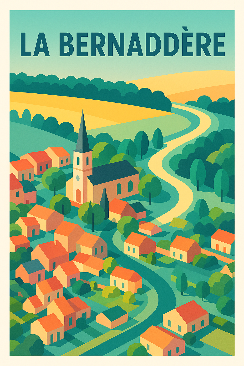 Affiche de La Bernardière - Charme et douceur de la campagne vendéenne