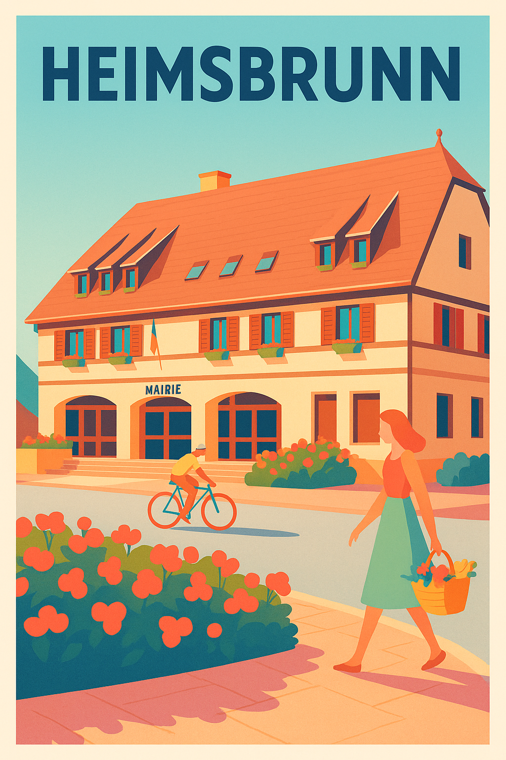 Affiche de Heimsbrunn - Charme et douceur de la vie locale