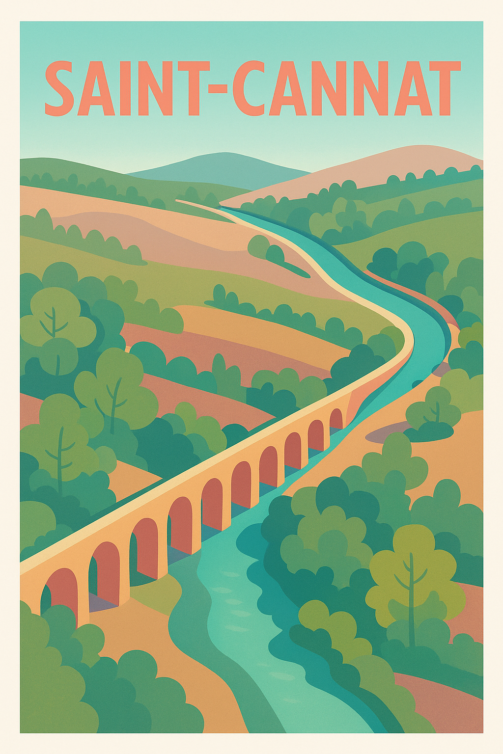 Affiche de Saint-Cannat - Voyage au cœur d'une nature apaisante
