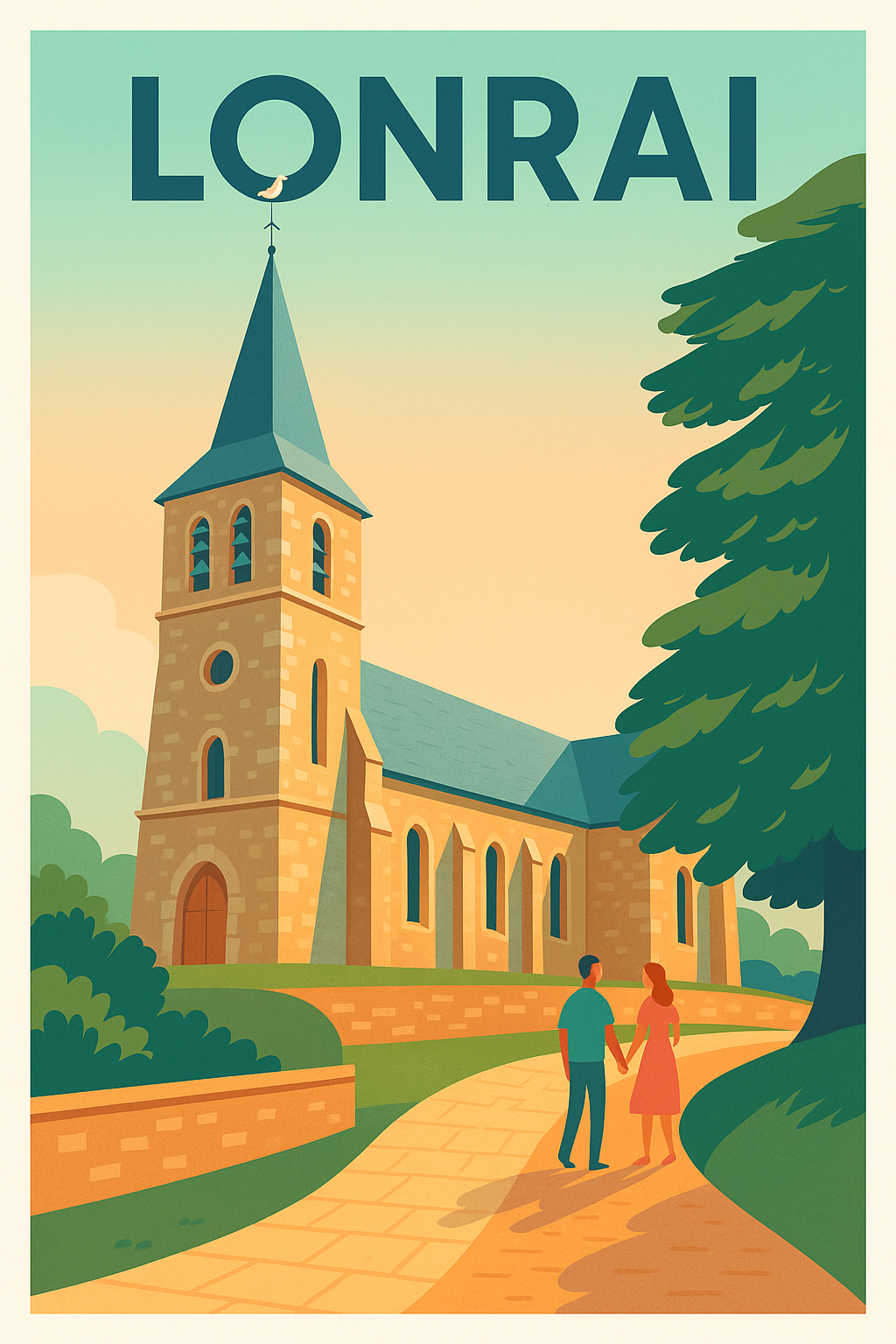 Affiche de Lonrai - Charme et Sérénité au Cœur du Village