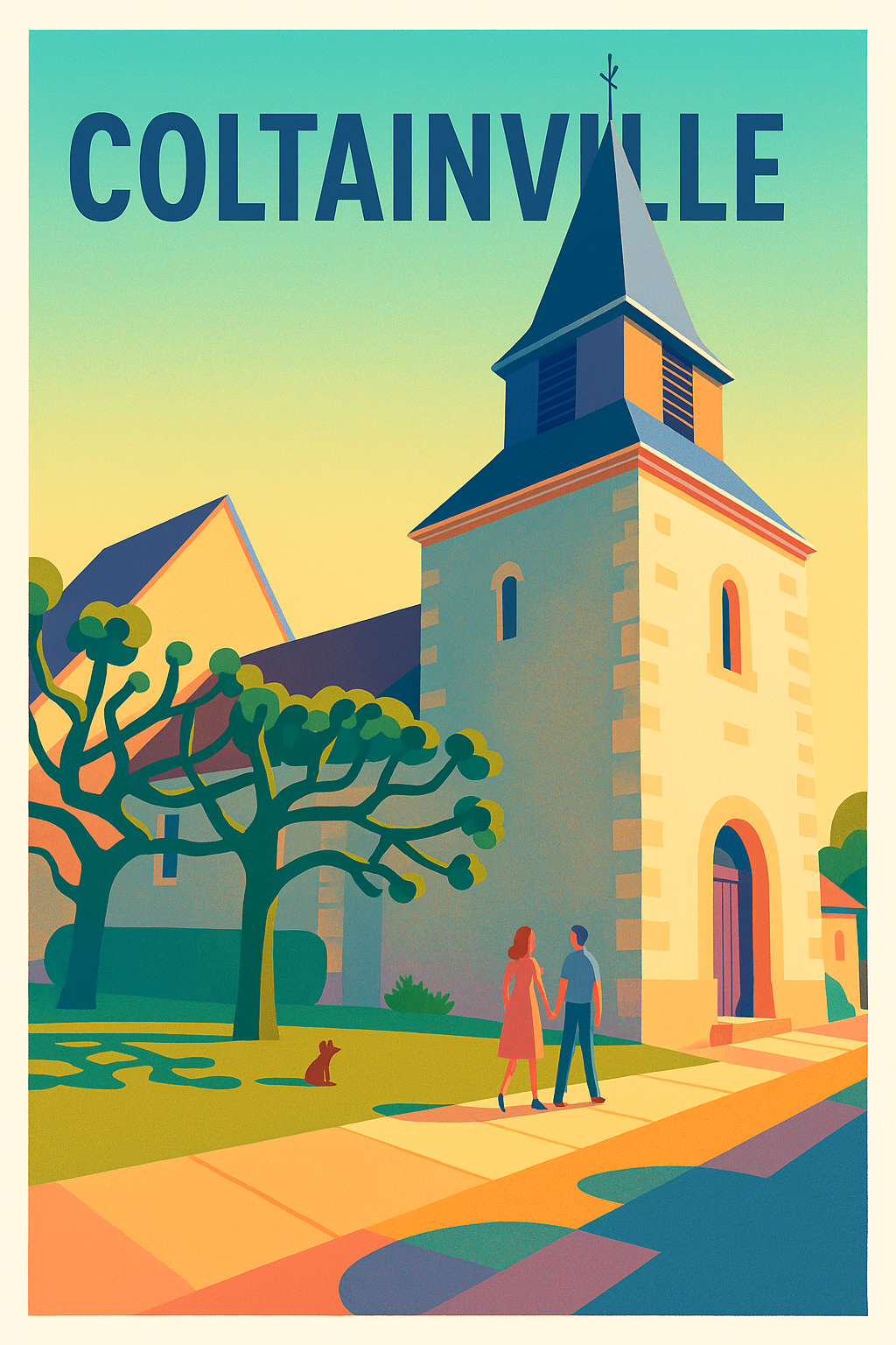 Affiche de Coltainville - Balade romantique au cœur du village