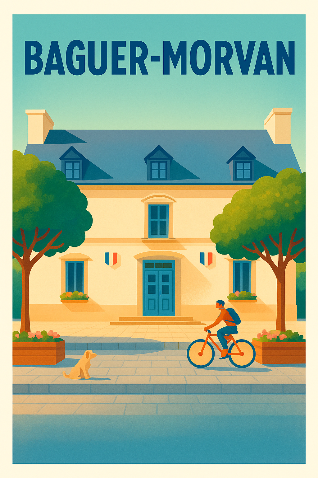 Affiche de Baguer-Morvan - Charme et sérénité au cœur de la Bretagne