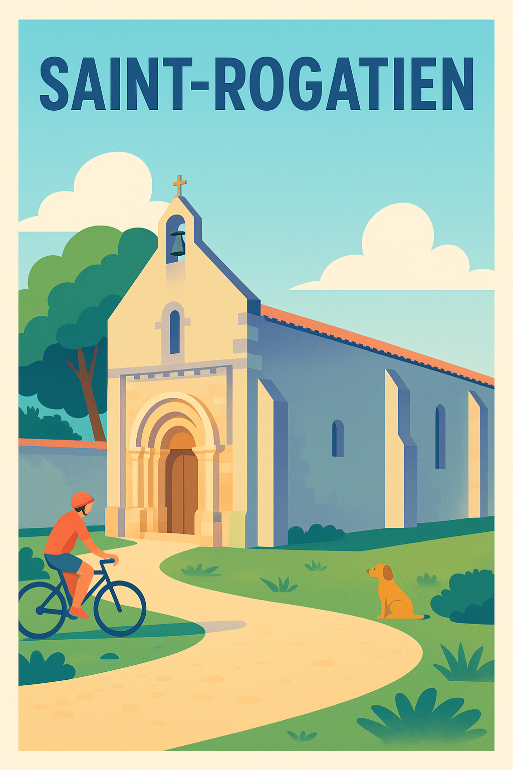 Affiche de Saint-Rogatien - Charme paisible et nature