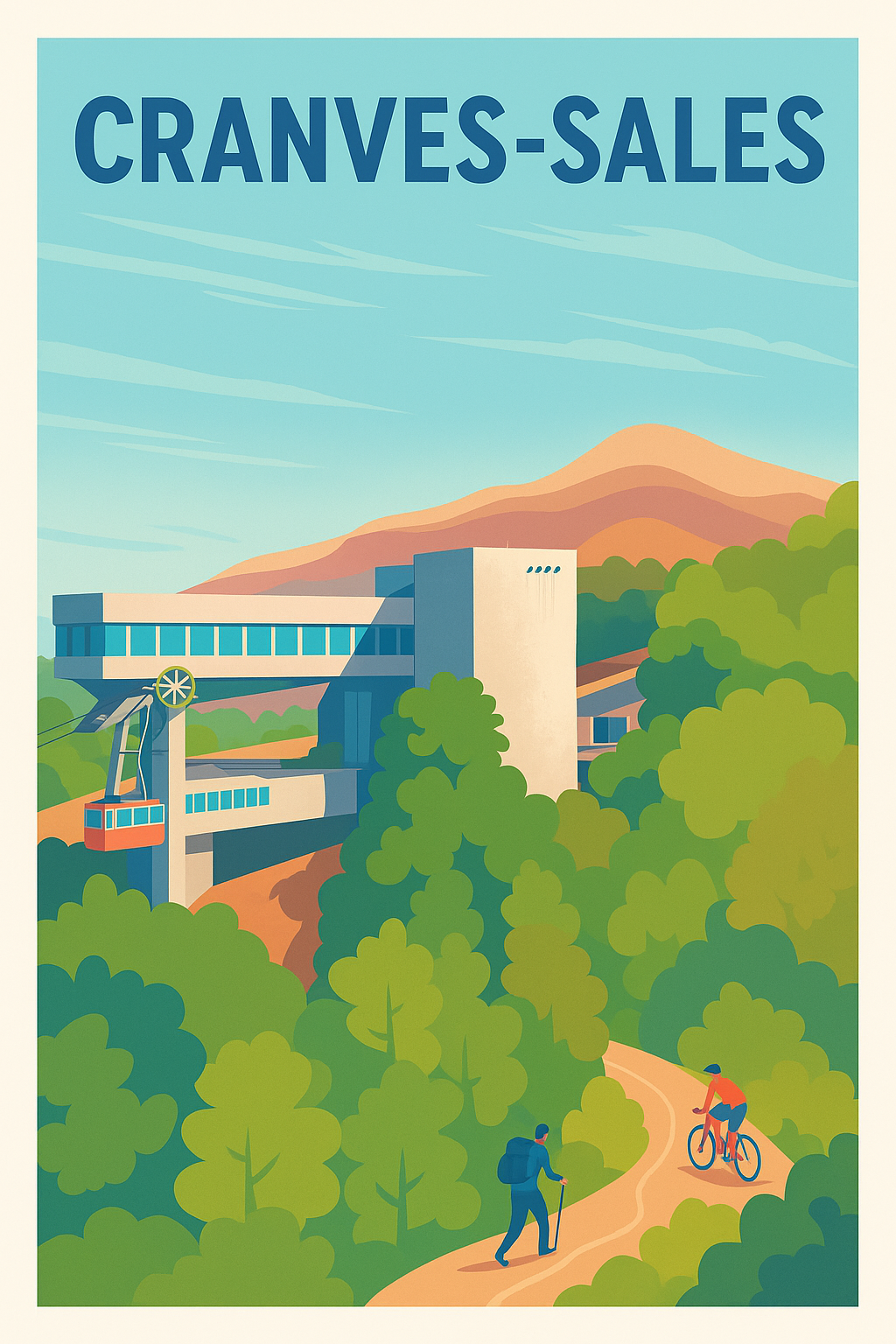 Affiche de Cranves-Sales - Nature et aventure au cœur des montagnes
