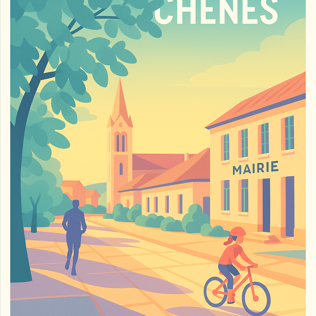 Affiche de Les Chênes - Charme et sérénité au village