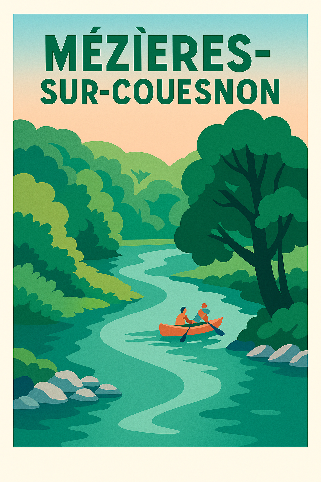 Affiche de Mézières-sur-Couesnon - Échappée Nature au Fil de l'Eau