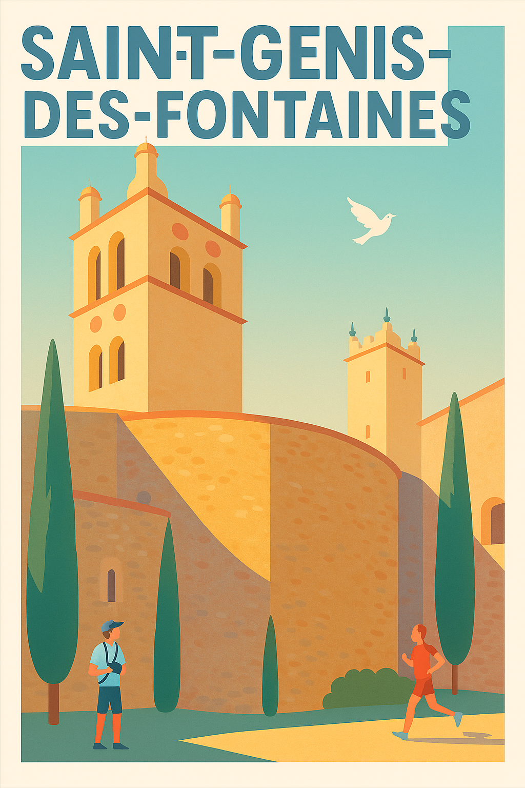 Affiche de Saint-Génis-des-Fontaines - Harmonie Méditerranéenne et Patrimoine