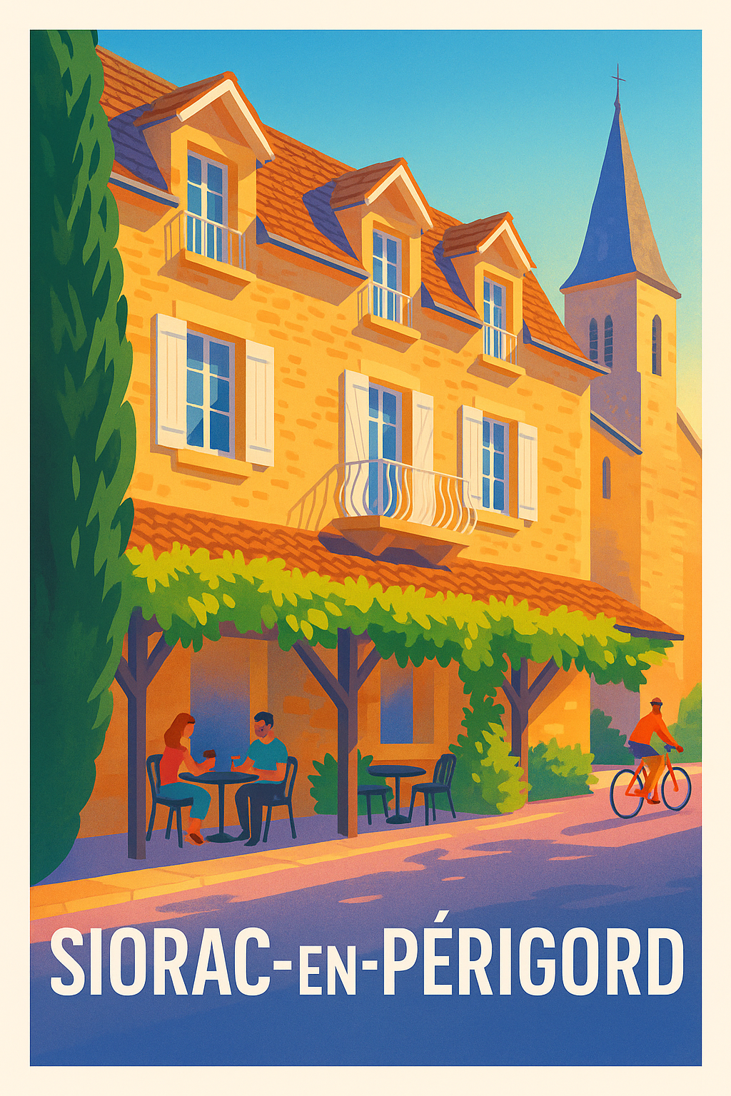 Affiche de Siorac-en-Périgord - Charme et douceur de vivre en Dordogne