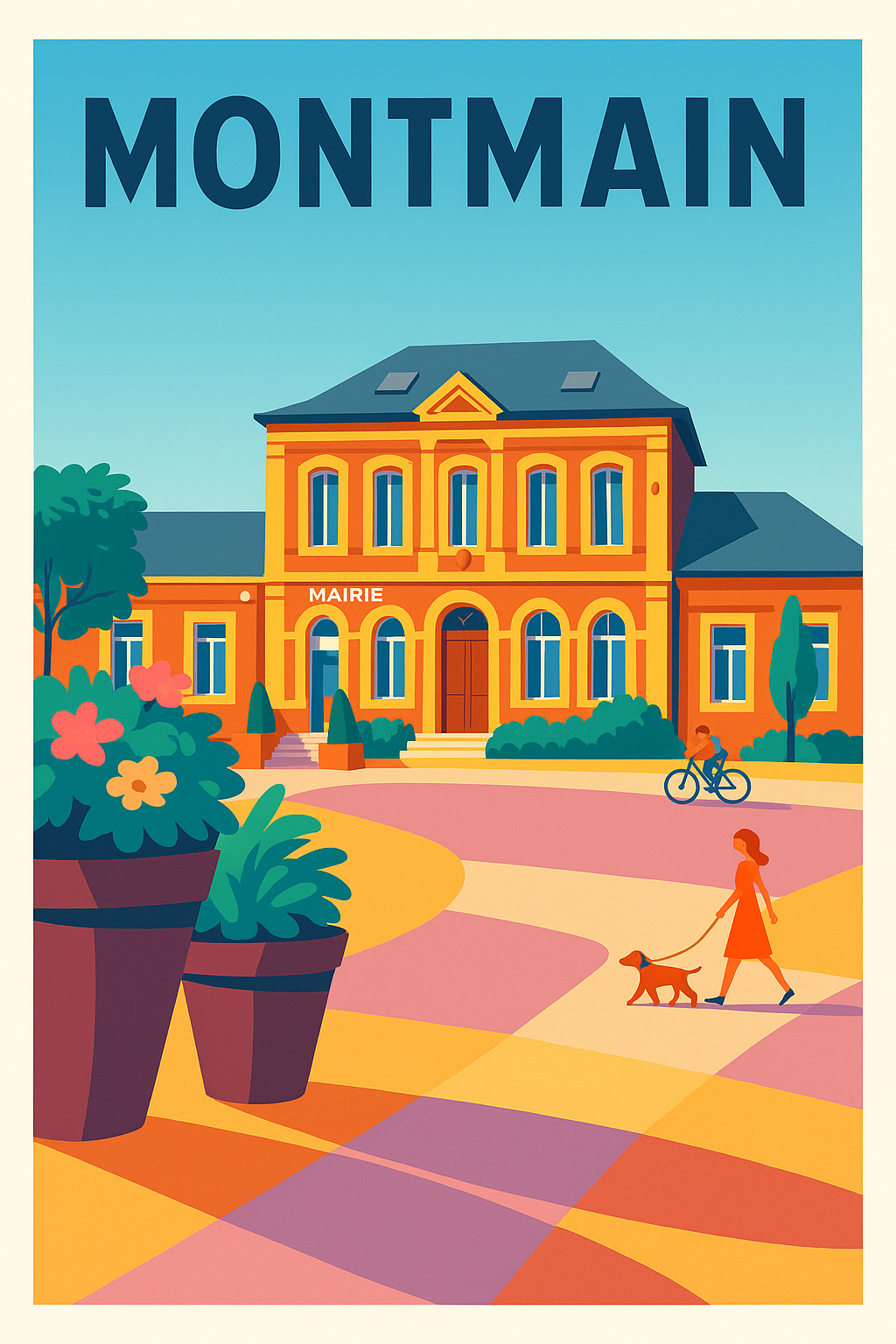 Affiche de Montmain - Sérénité et charme au cœur de la mairie