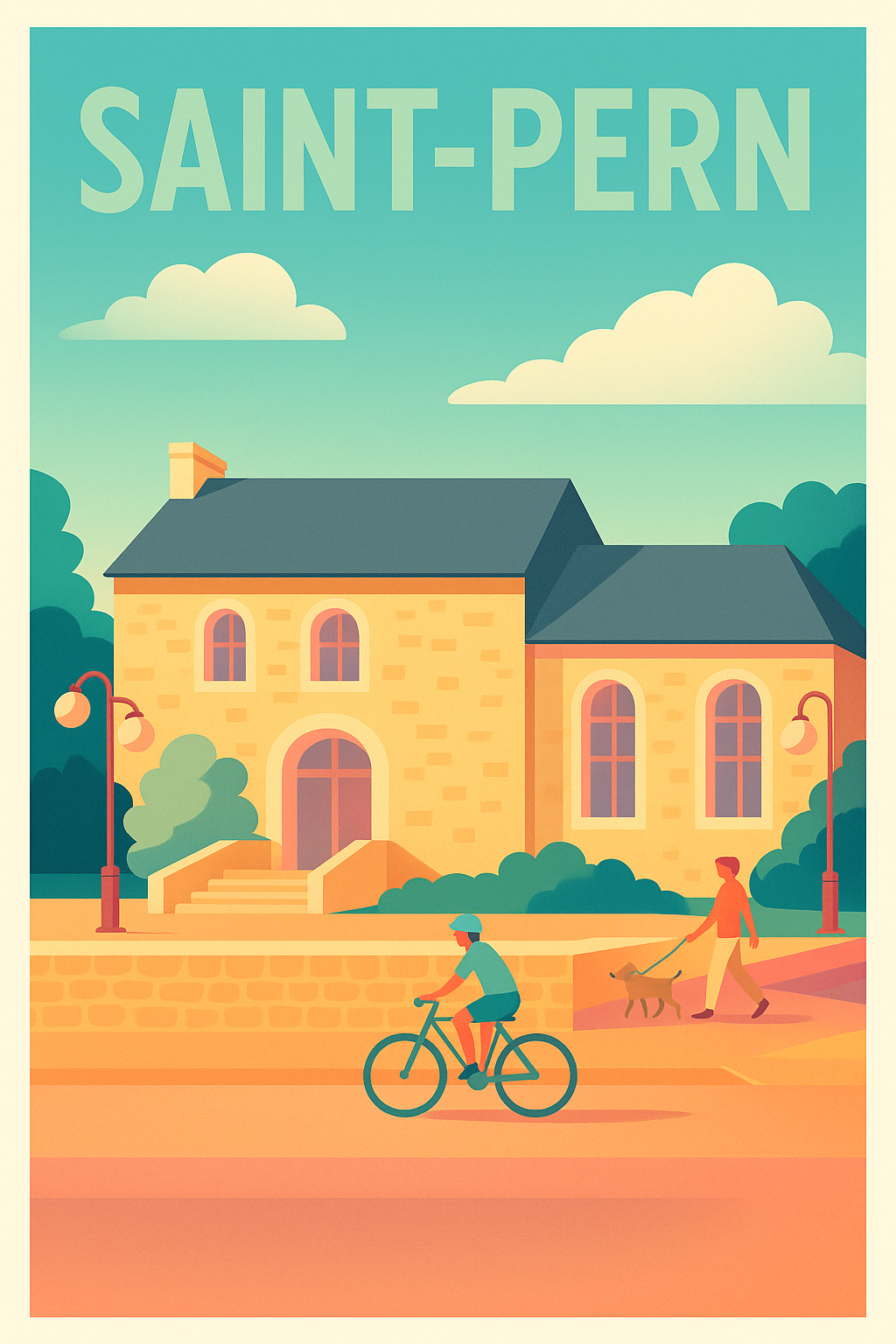 Affiche de Saint-Pern - Un havre de tranquillité à découvrir
