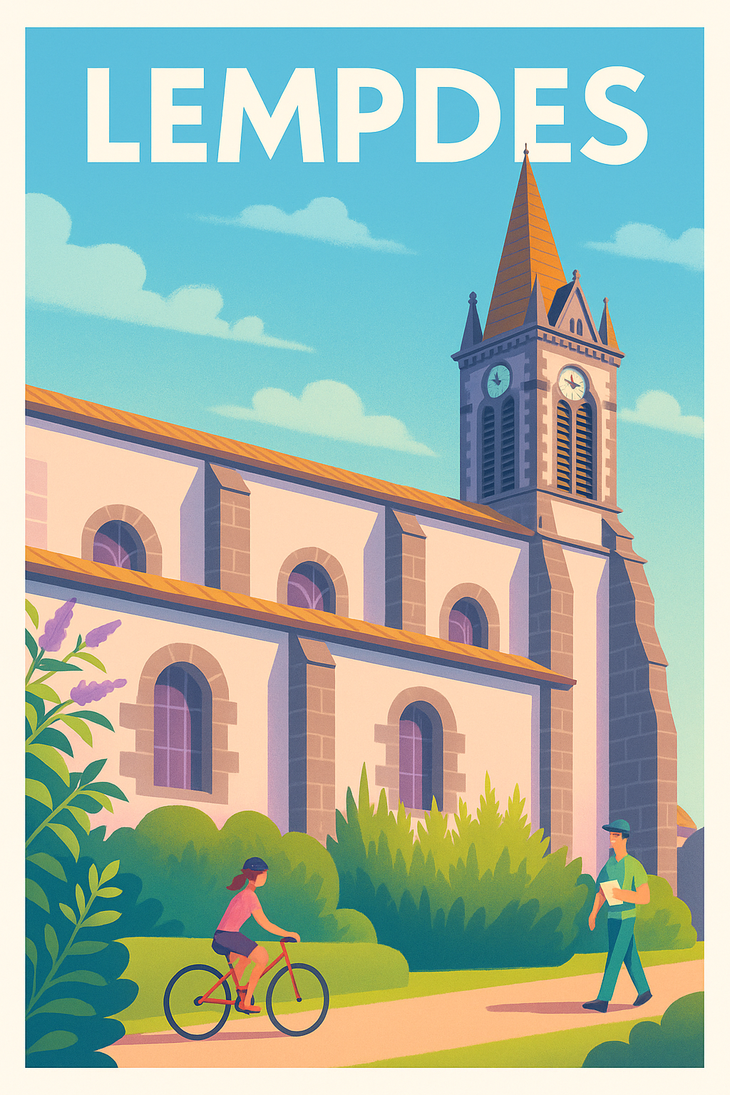 Affiche de Lempdes - Charme et sérénité au cœur de la ville