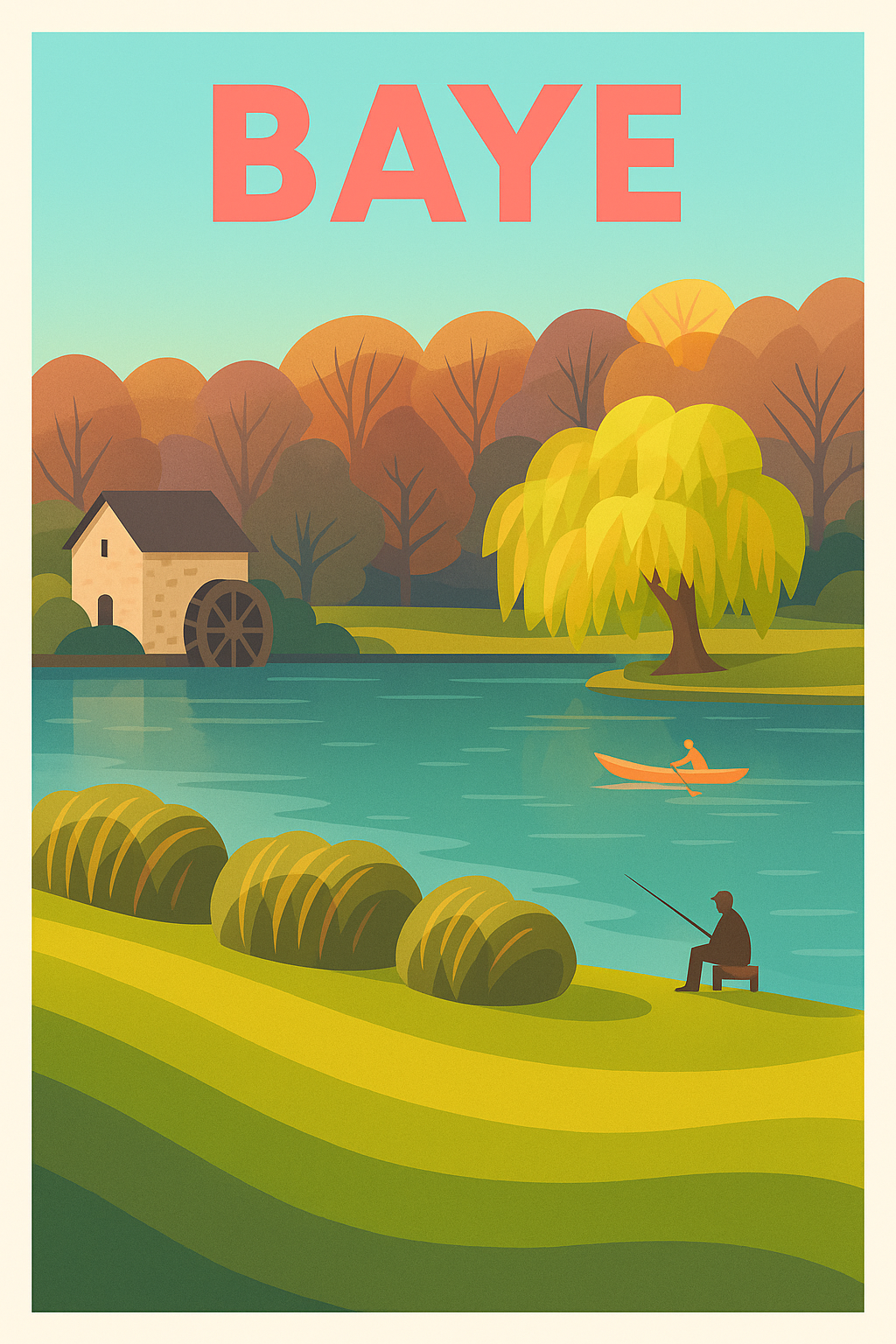Affiche de Baye - Charme et sérénité en pleine nature