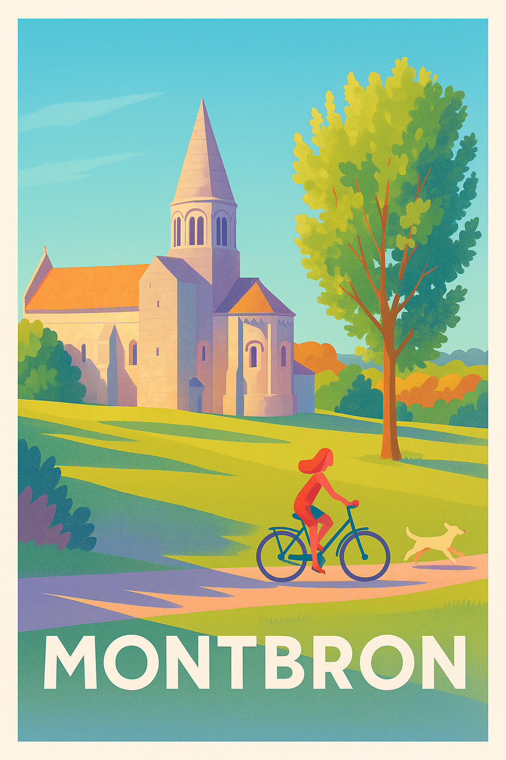 Affiche Montbron - Escapade nature et patrimoine