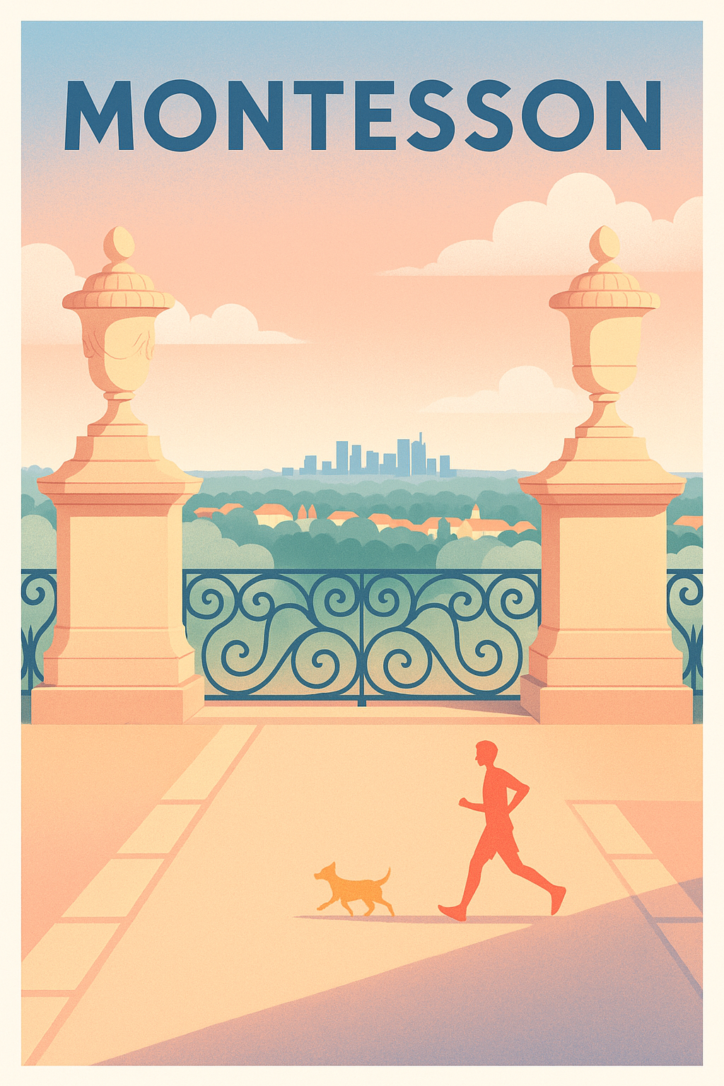 Affiche de Montesson - Évasion et promenade en douceur