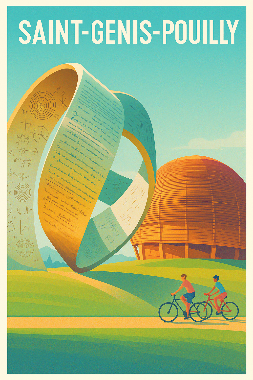 Affiche de Saint-Genis-Pouilly - L'art et la science en harmonie